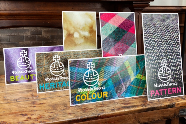 Harris Tweed Authority Official Display Cards - Full Set