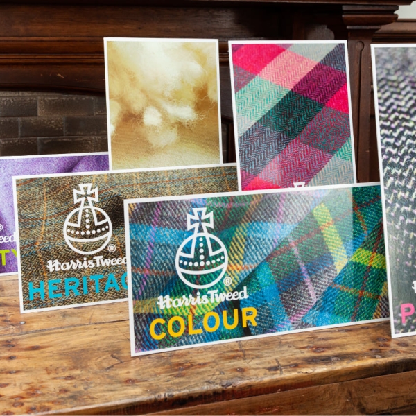 Harris Tweed Authority Official Display Cards - Full Set