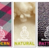 Harris Tweed Authority Official Display Cards - Modern, Natural, Pattern
